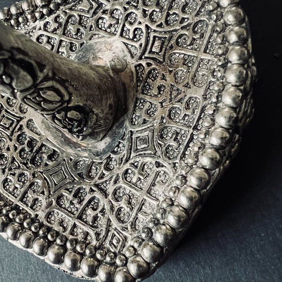 INTERNATIONAL SILVER COMPANY Vintage Heart Shaped Ring Holder EUC - Picture 8 of 8